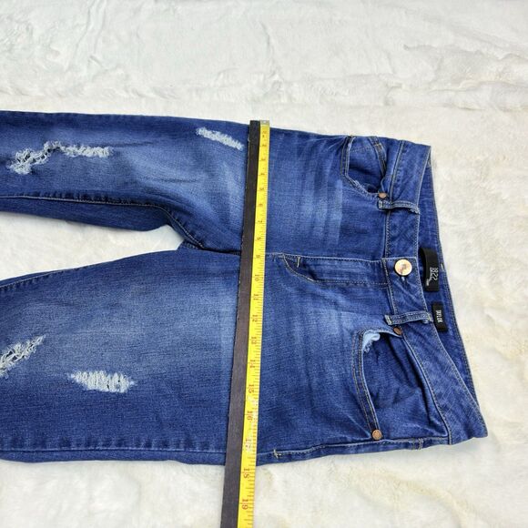 1822 Denim Skinny Ankle Jeans Medium Wash Mid Rise Women's Blue Size 10 - Picture 9 of 16